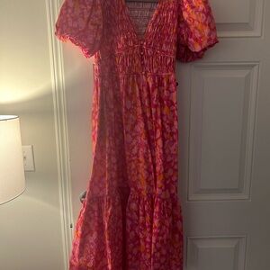 Peach Love California Pink and Orange Dress